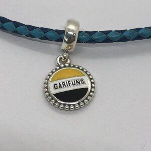 ✨✨Pandora Garifuna flag map Charm S925 Sterling Silver
